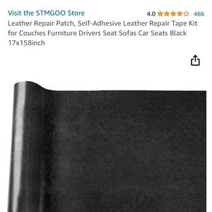 STMGOO Leather repair tape- Black